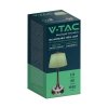 Lampka stołowa nocna V-TAC 1,5W LED 28cm ładowanie USB ściemnianie zielona VT-7968 3000K-6000K 40lm